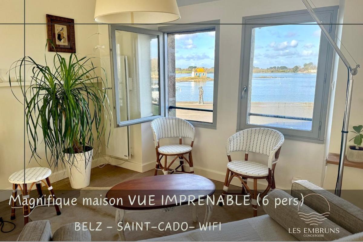 Avel Mor Et Sa Vue Imprenable Sur L'ile De St Cado Holiday home Belz